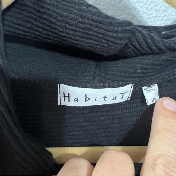 Habitat 100% cotton black tunic dress size xs - Picture 2 of 8